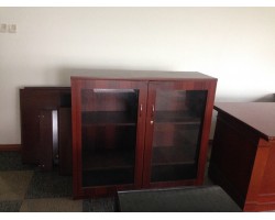 THANH LÝ TỦ HỒ SƠ CỬA KÍNH 2 CÁNH